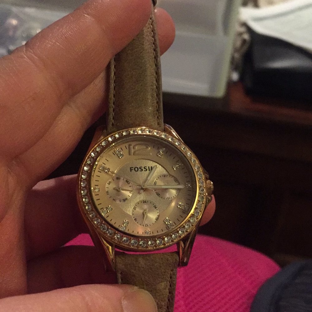 Light Brown Fossil Watch
